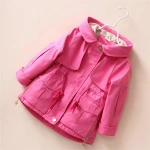  Hot Sale Childrens Boutique Coats Unique Design Good Quality Girls Cagoule
