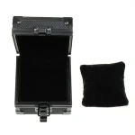 All Black Unisex Single Small Box Aluminum Watch Case