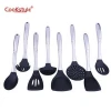 Amazon good selling Kitchen tools stainless steel 430 Handle 8pcs silicone kitchen utensils set for kitchenwares