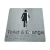 Import Amazon Hot Sell Customizable Unisex Handicaps Office Restroom Door ADA Braille Exit Signs from China