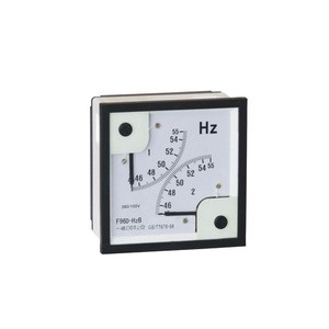 Analog Double pointer-type Frequency Meter For AC Current 50 - 60 Hz