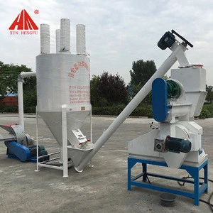 Animal feed processing machines/poultry cattle feed pellet making mill plant/ goat pig feed machine