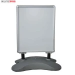 Anti Wind Water Inject Double Side Snap Aluminum Stand Holder