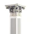 Import antique classic European design decorative stone marble column pillar for hall house building ornament from China