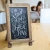 Import Antique Wooden Framed Standing Table Chalkboard Sign Magnetic Blackboard, Perfect for Kitchen, Bar, Wedding from China