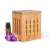 Import Art Product Naturals Wood Grain Ultrasonic Aromatherapy Humidifier Bamboo Aroma 200ML Essential Oil Diffuser from China