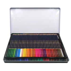 Artist Level Water Soluble Color Lead Wooden Colored Pencil Set