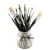 Import Artist Paint Brush Set 24pcs Weasel Bristle Hair Long Handle Mixed Art Brushes Wholesale Premium Paint Brush for Painting from China