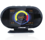 Auto meter car OBD2 EOBD diagnostic scan tool car sensor tester KONNWEI KW206 for 12V vehicle display real time status of engine