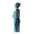 Import Bacterial viral filter material blue surgical gown from China