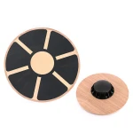 Balance Board for Fitness with Anti-Slip Pad Wooden Balance Board Fitness Board