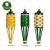 Import Bamboo Crafts Decorative Festival Bamboo Torches with flame guard from China