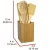 Import bamboo kitchen accessory 6-piece utensil set cooking tools on sale from China