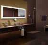 Bath Mirror CE IP44 SAA Listed Fog Free Shaving Mirror Luxury Hotel Bathroom Vanity Wall Mounted LED Mirror For Shower