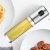 Import BBQ barbecue cooking tool refillable 100 ml oil dispenser glass plastic vinegar oil sprayer bottle from China