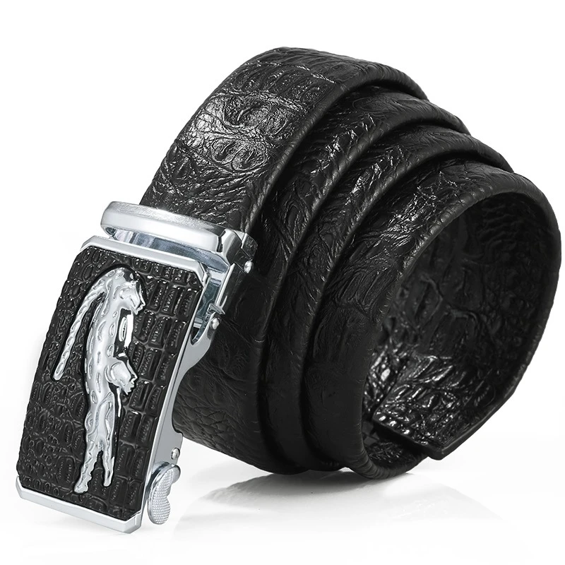 BE005 Hot Sale Business Western-style ceinture homme Clothes Accessories Men Belt for Crocodile Leather Style