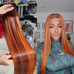 Beautiful Piano Human Hair Bundles Super Shiny Smooth Bone Straight Genius Weft Hair Extensions Ready To Ship Products