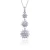 Import Beauty designs Crystal pendant necklace 925 sterling silver jewelry from China