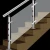 Best price superior quality customized aluminum rails indoor decorative railing steel balcony balustrade
