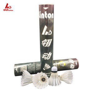 Best sale in Korea goose feather with lowest price badminton shuttlecock