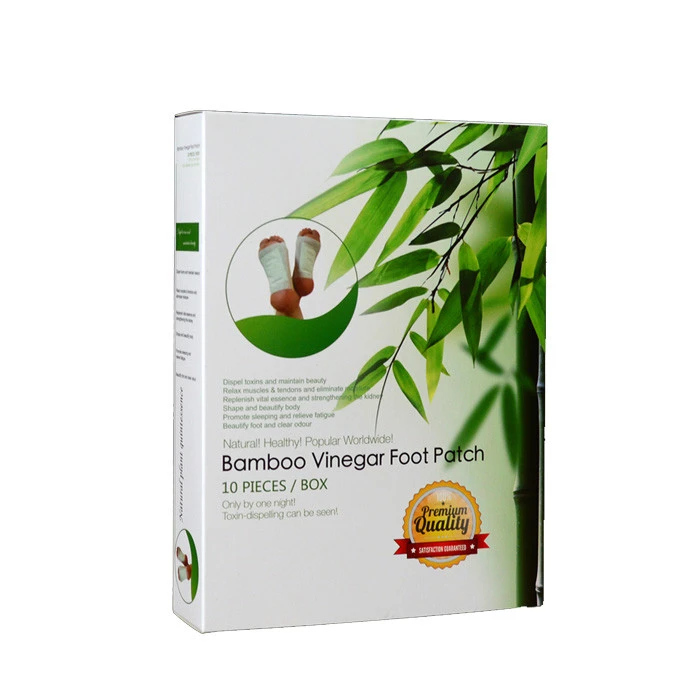 Best Selling Foot Pads 10pcs/box Herbal Health Care Broadcast Detox Slimming Sleep Foot Patch Wholesale