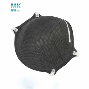 black disposable face shield for adult