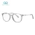 Import black high quality anti blue light glasses spectacle frames round metal anti blue ray glasses from China