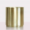brass Metal Planter flower pot (Diameter 110 * height 130 mm) - Large Indoor Plant Pot For Indoor Plants and House Plants (Gold)