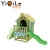 Import bright color playhouse kids mini amusement park outdoor playhouse for children from China