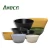 Import bright rainbow color dot melamine  bamboo cereal bowl for breakfast from China