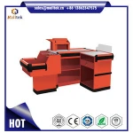 Bulk Grocery Motorized MDF Checkout Counter