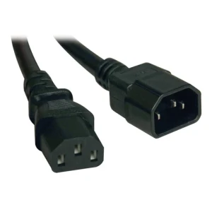 C13 To C14 PUR PVC Power Cord 14AWG 10Amps Extension Cord Cable Fo Data Center