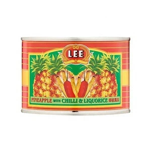 canned fruit pineapple with chilli and liquorice