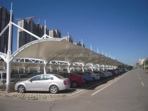 Car Parking Shed Tensile Fabric Structure rooftop tent