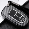 Carbon Fiber Smart Keyless Car Key Fob Remote Cover Protection Case For JEEP RENEGADE