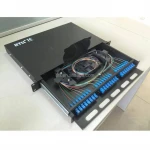 CE 24 port rack mount ODF distribution box  fiber optic patch panel