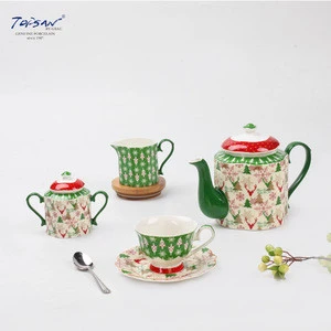 Ceramic teapot Coffee cup Sets Coffee Tea Set Christmas Gift tea set