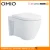 Import Ceramic wall hung toilet soft closing cover water closet toilet bowl with concealed cistern from China