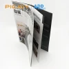 Cheap 16 pages A4 210*279mm saddle stitch with all page glossy ink varnish printing magazine printing in shanghai