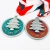 Import Cheap custom high quality 3D craft zinc alloy metal material Christmas medals from China