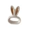 Import cheap handmade Porcelain White pink rabbit Napkin Ring from China
