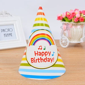 Cheap OEM Adult/Kids Paper Cone Hat,Party Hat Birthday