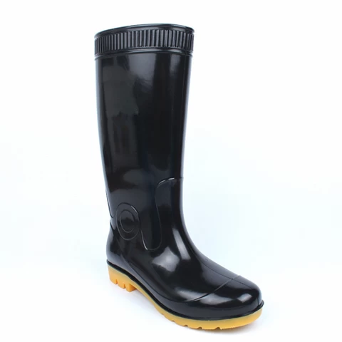 Cheap pvc garden rain boots Rubber Waterproof GumBoots  / Labor Protection  Rain Boots