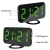 Import Cheap Smart Bedside LED  Alarm Night Light Digital Alarm Clock With 2 USB Ports  Table Clock from China
