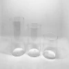 cheap tall large clear borosilicate glass cylinder vases for wedding