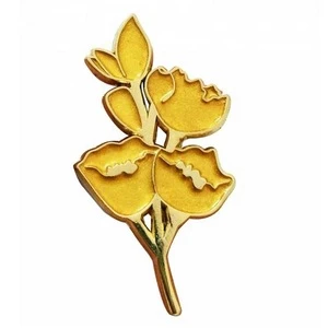 Cheap wholesale custom metal badge enamel pins needle souvenirs wholesale