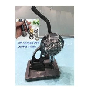 Cheaper Price Semi Automatic Eyelet Grommet Punching Machine Portable 10mm Tarpaulin Banner Punch Press for Tent Display Rack