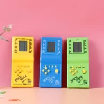 Children Classic Nostalgic Building Blocks Retro Educational Toy Game Machine Handheld Console Brick Game 9999