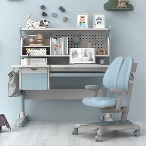Children multi functional furniture set student reading and writing table