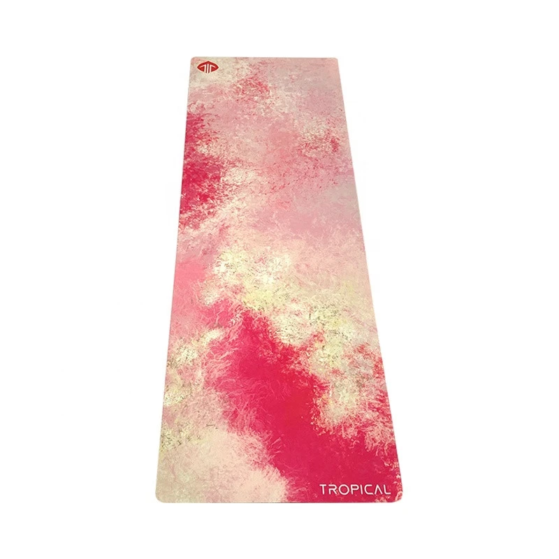 China custom logo and print,Eco friendly materials with Non-skid design,Multi-functional yoga mat for gym exercise fitness